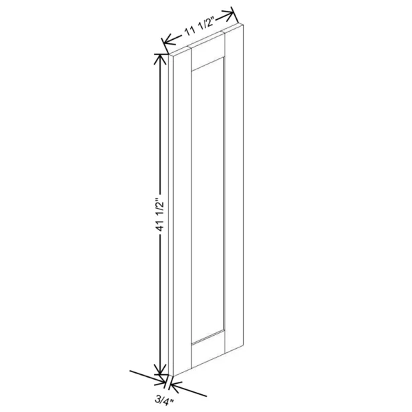 Fabuwood Allure Galaxy Mocha 11 1/2″ W X 41 1/2″ H X 3/4″ D Wainscot Panel