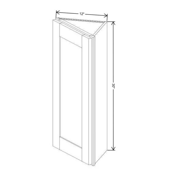 Fabuwood Allure Galaxy Mocha 12″ W X 30″ H X 12″ D Wall End Cabinet