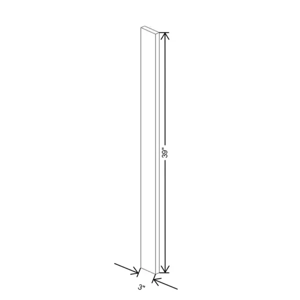 Fabuwood Allure Galaxy Mocha 3″ W X 39″ H Wall Filler