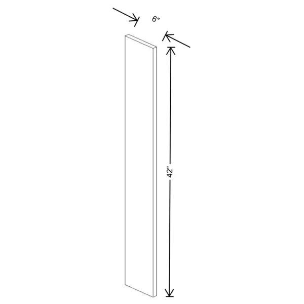 Fabuwood Allure Galaxy Mocha 6″ W X 42″ H Wall Filler