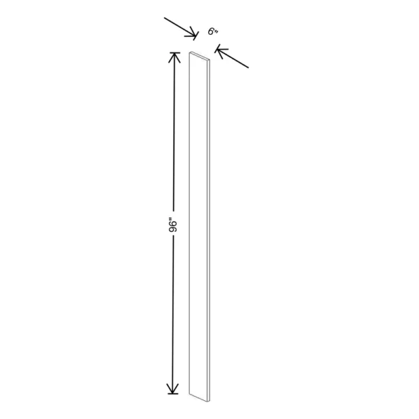 Fabuwood Allure Galaxy Mocha 6″ W X 96″ H Tall Filler