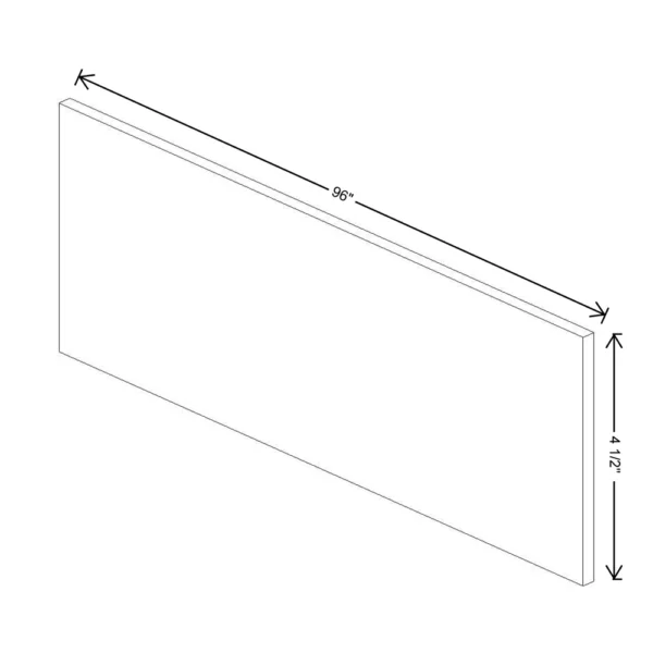 Fabuwood Allure Galaxy Mocha 96″ W X 4 1/2″ H X 1/4″ D Toe Kick
