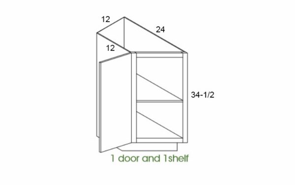 Left Base Transitional Cabinet
