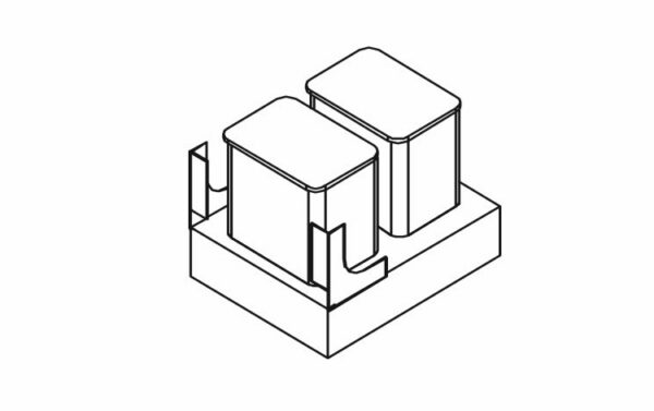 Double Trash Can Pull-Out