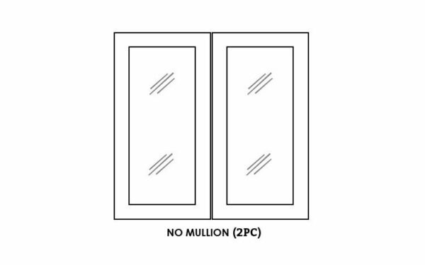 Glass Door Set – No Mullion