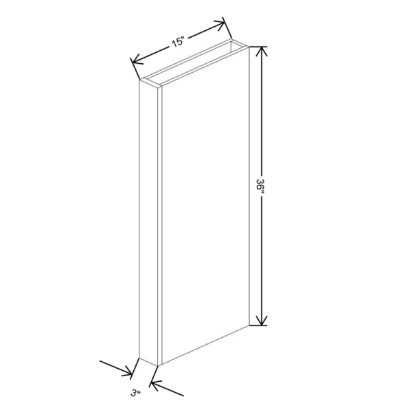 Fabuwood Allure Galaxy Desert Oak 36″H Columns