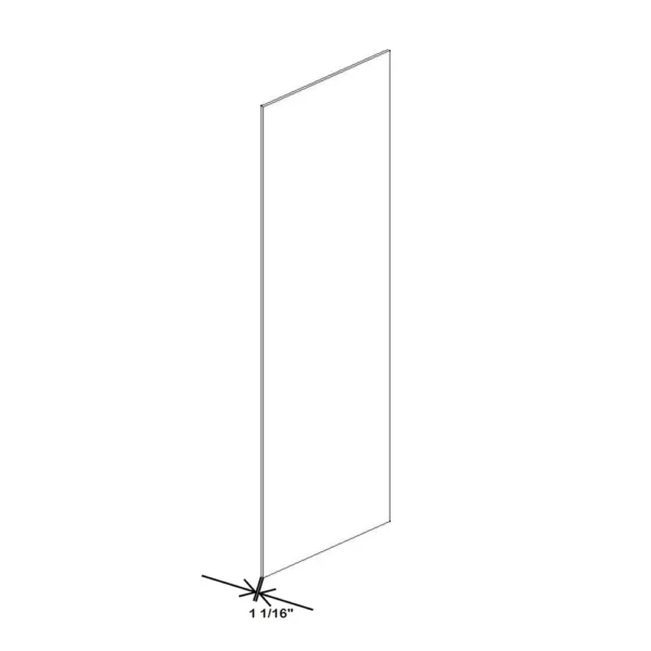 Fabuwood Ovela Tuscany Antracita 15″ W X 60″ H Finished End Skin